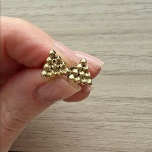 Gorjana Gold Triangle Stud Earrings